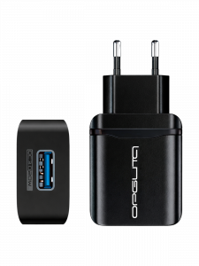 Зарядка для телефона, зарядное устройство с USB 20W адаптер QC 3.0 Орбита OT-APU30 Черный